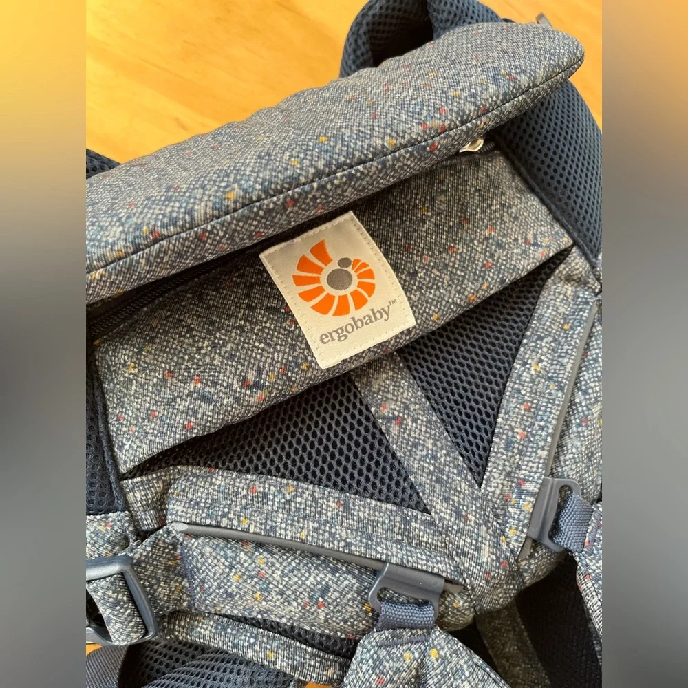 ERGOBABY OMNI 360 COOL AIR BLUE TWEED - Picture 2 of 5